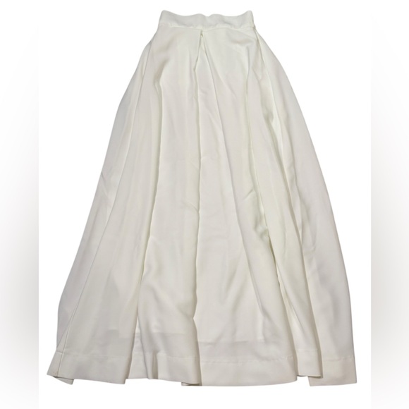 Locker Room High-Waisted White Maxi Skirt with Elastic Waistband Size S/M - Picture 4 of 11